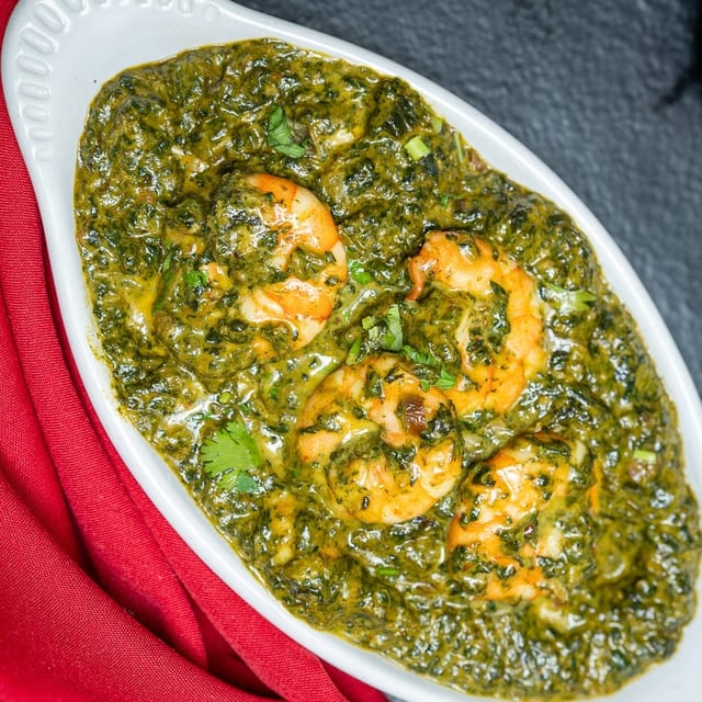 Shrimp Saag.