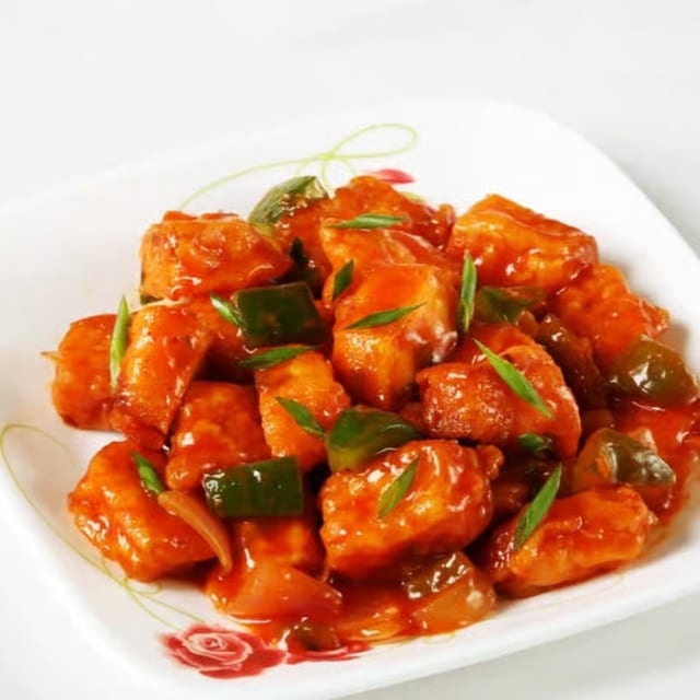 Chilli Paneer.