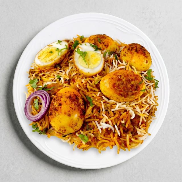 Egg Biryani.