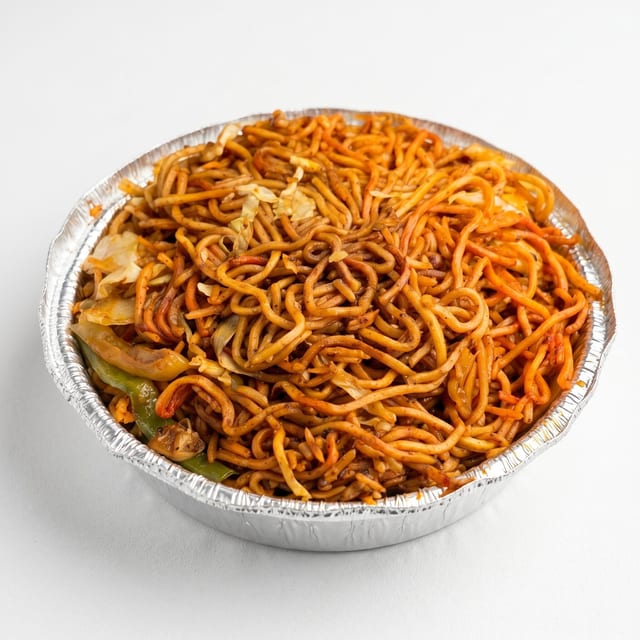 Egg Burn Garlic Noodles.