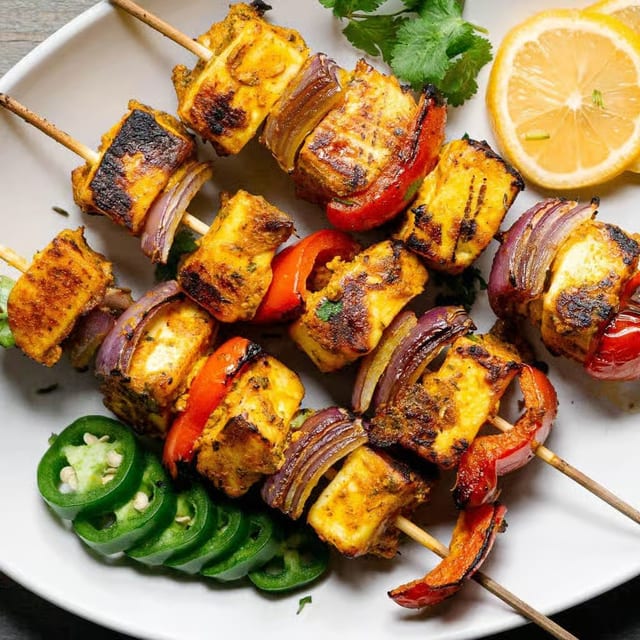 Paneer Tikka Kebab.